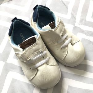 Carter’s white baby sneakers